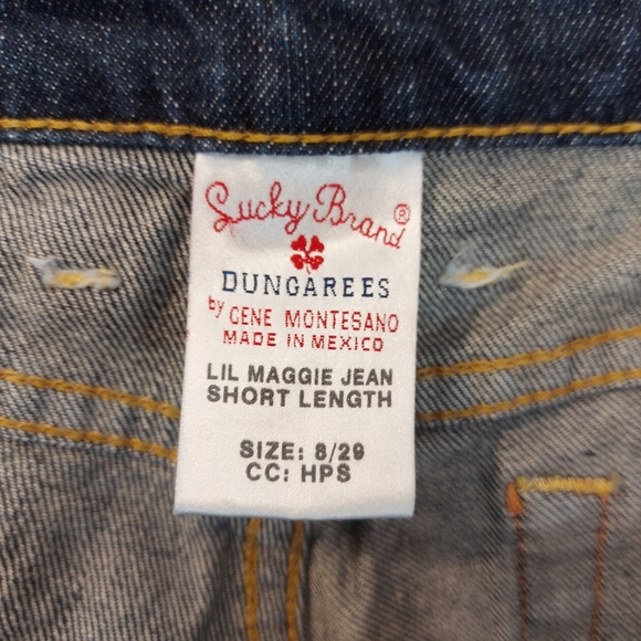 LUCKY BRAND DUNGAREES ♡ Ladies Jeans - Picture 9 of 11